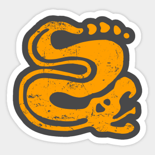 Silver Snakes Sticker